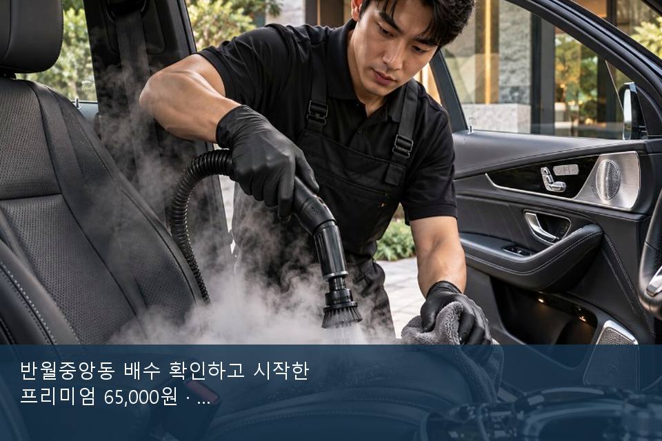반월중앙동 배수 확인하고 시작한 프리미엄 65,000원 · 실내 냄새를 연 기록