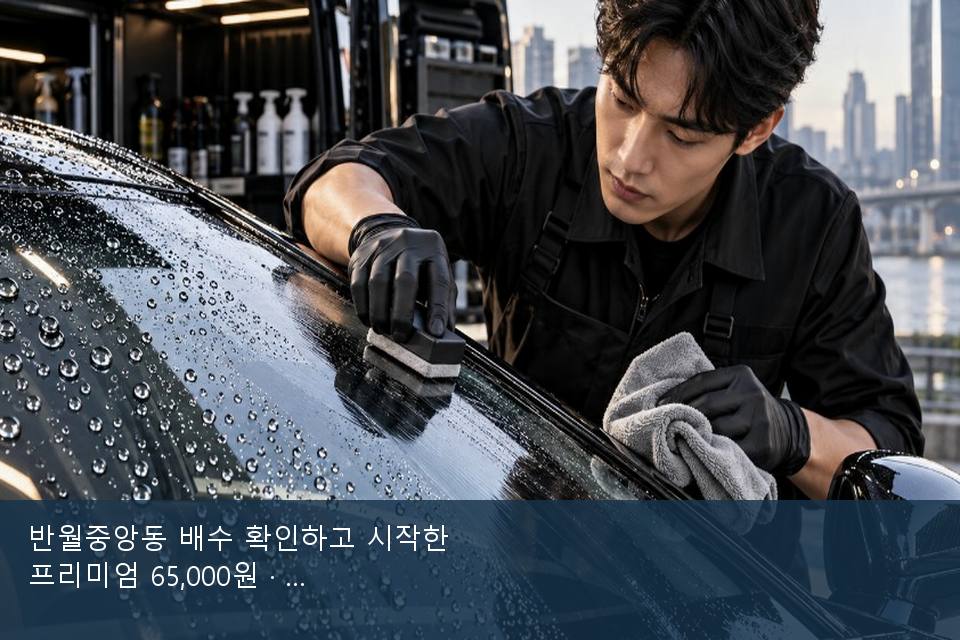 반월중앙동 배수 확인하고 시작한 프리미엄 65,000원 · 방문 전에 확인한 것